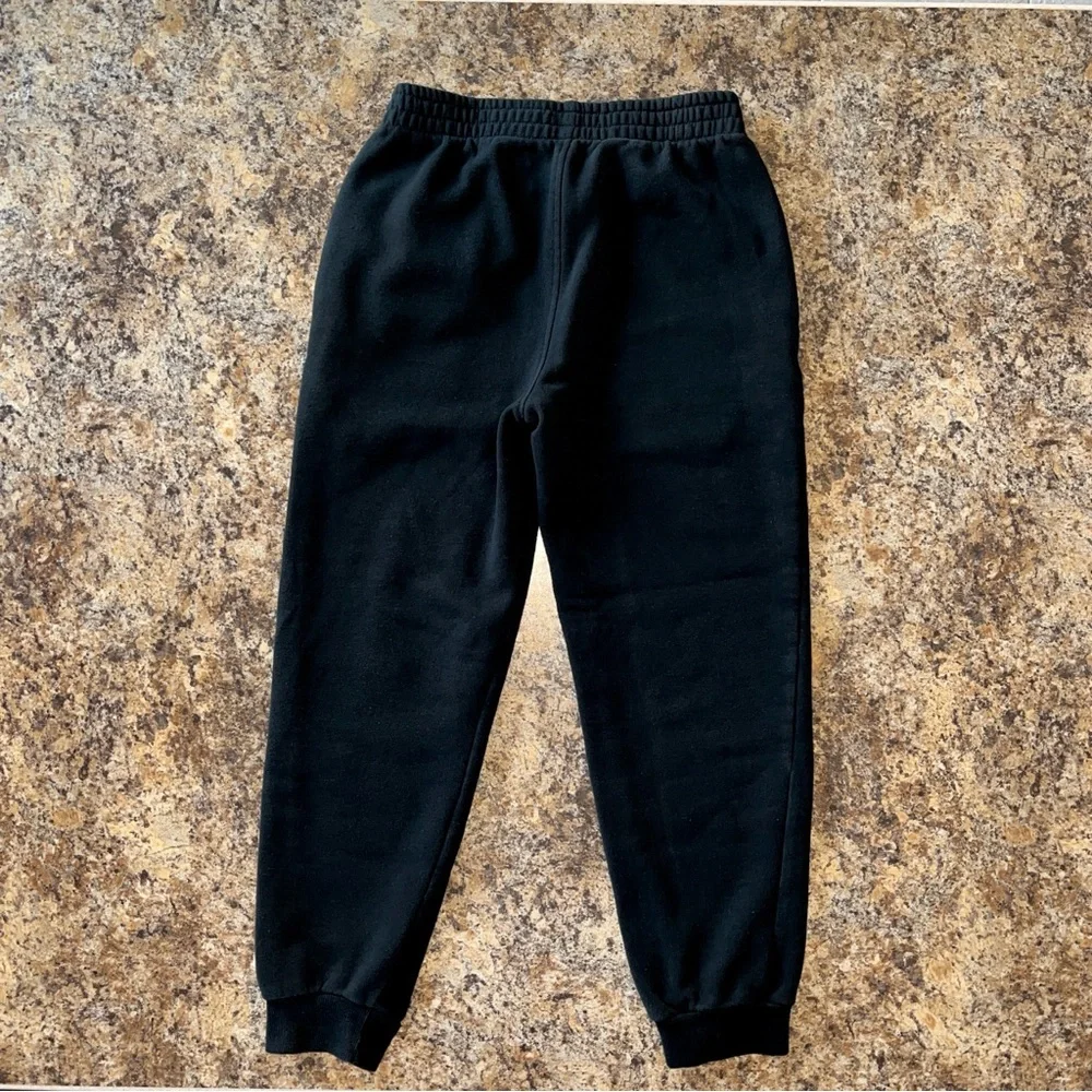 Champion Boys Sz M 2 Piece Bundle Black Gray Long Sleeve Hoodie Tee Joggers Set